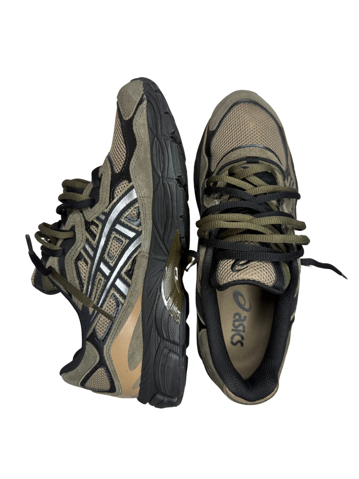 DOUBLE LACED GEL NYC PEPPER/BLACK