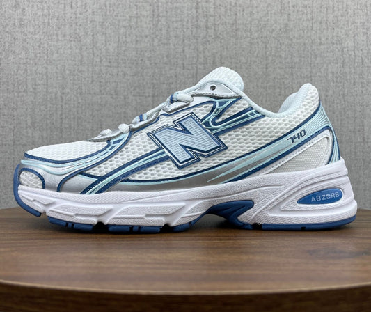 DOUBLE LACED NB WHITE BLUE