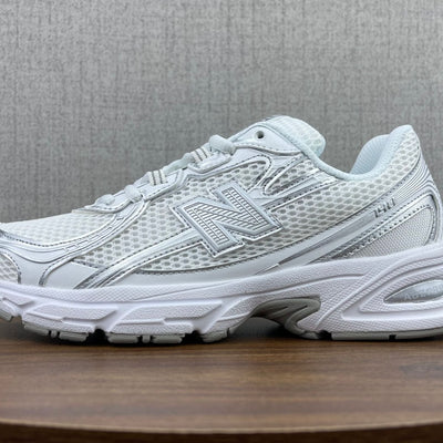 DOUBLE LACED NB WHITE GREY