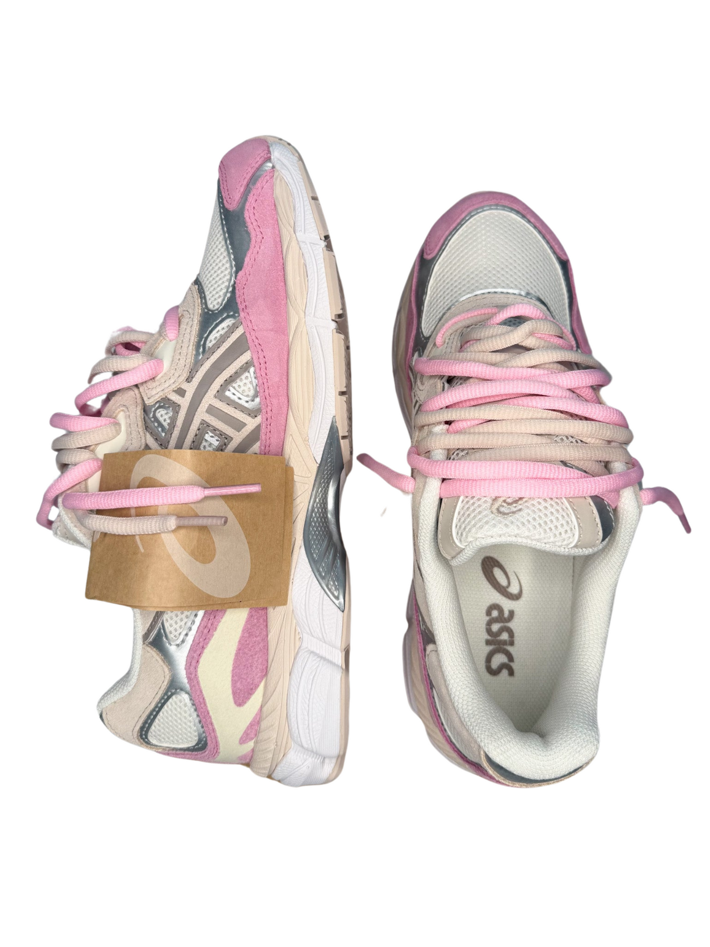 DOUBLE LACED GEL NYC CREAM MINERAL/PINK