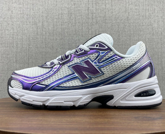 DOUBLE LACED NB BLUE PURPLE