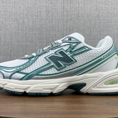 DOUBLE LACED NB WHITE GREEN