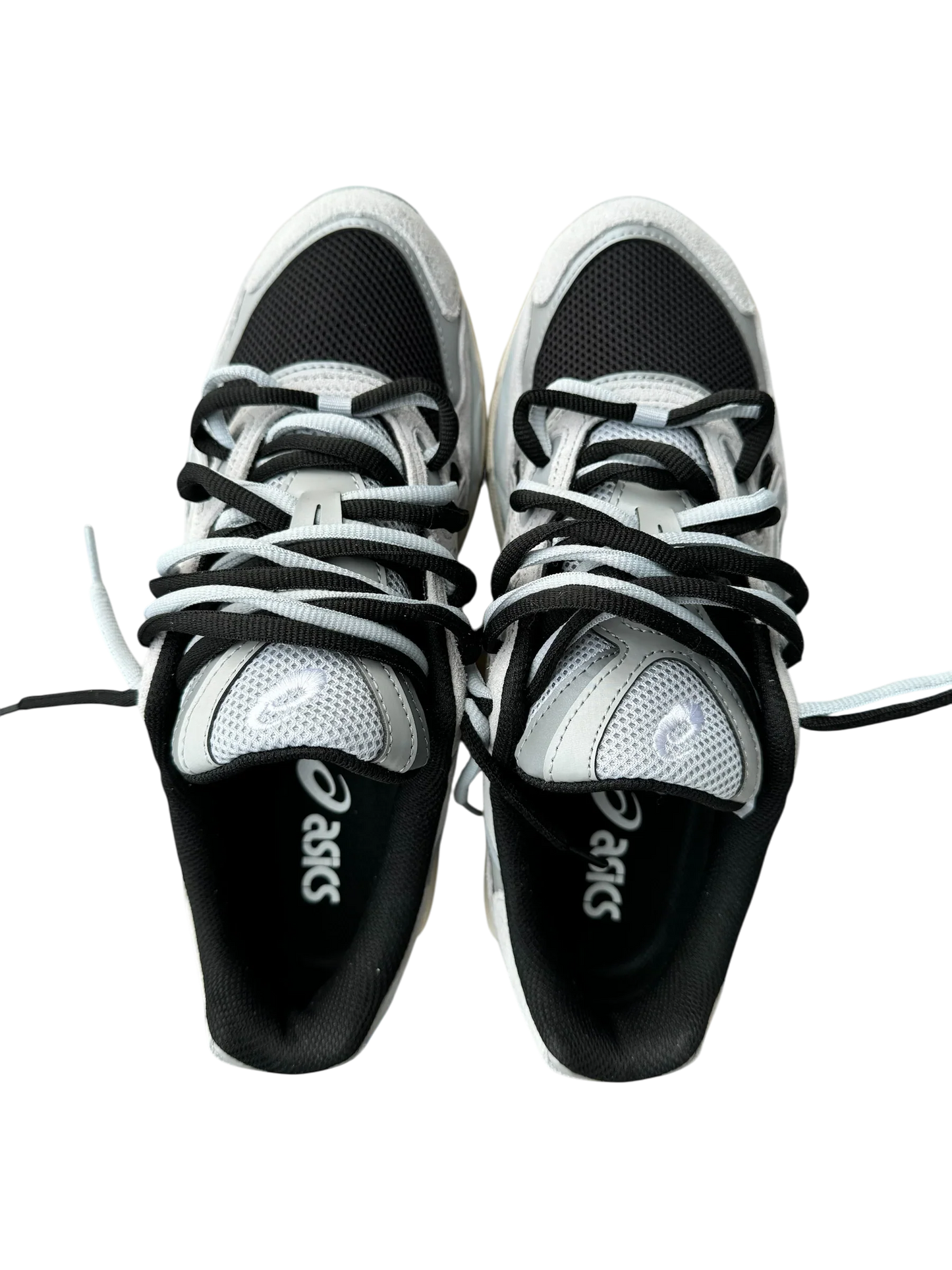 DOUBLE LACED GEL NYC BLACK/PIEDMONT GREY