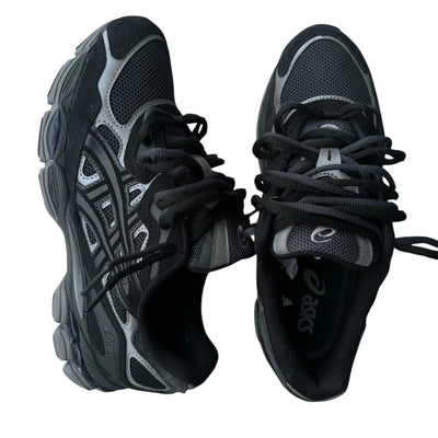 DOUBLE LACED GEL NYC GRAPHITE BLACK/GREY