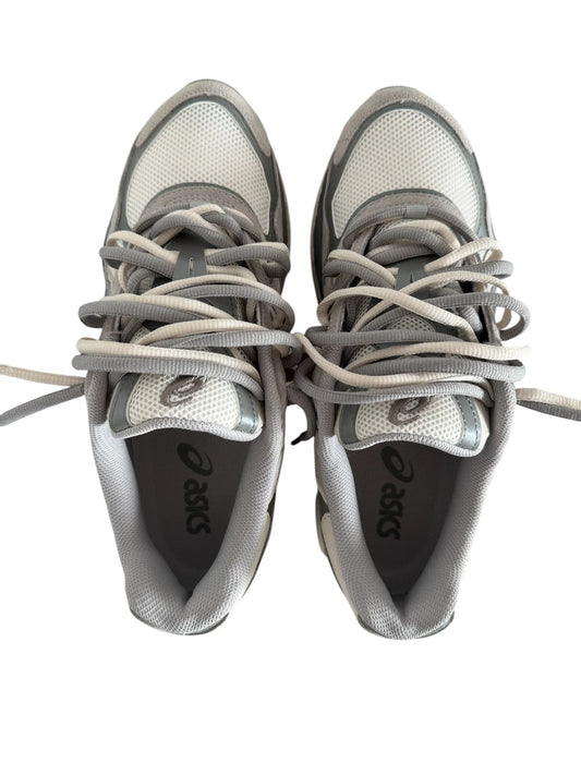 DOUBLE LACED GEL NYC CREAM/OYSTER GRAY