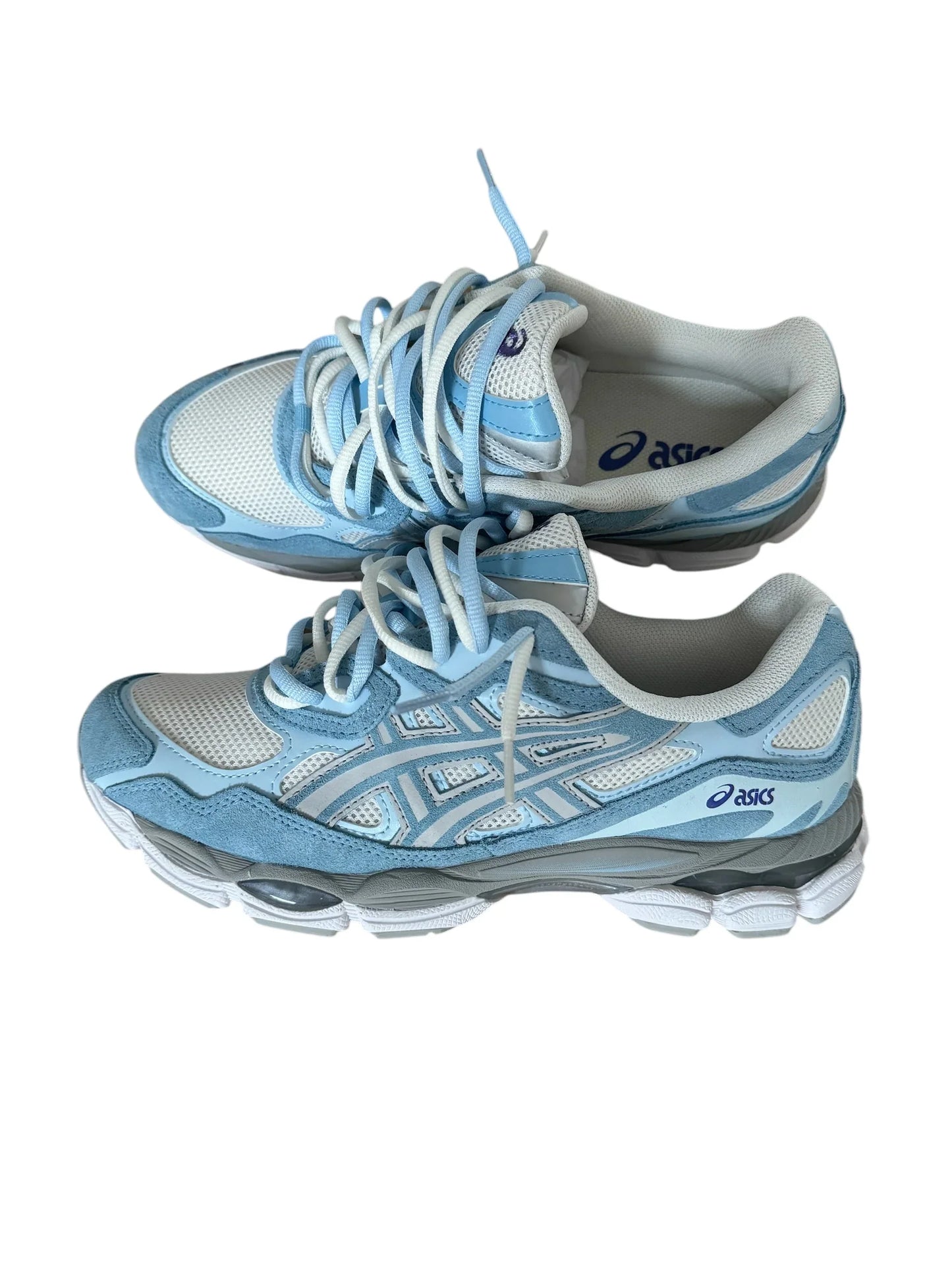 DOUBLE LACED GEL NYC CREAM/ARCTIC SKY