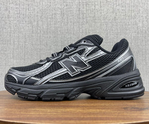 DOUBLE LACED NB BLACK SILVER