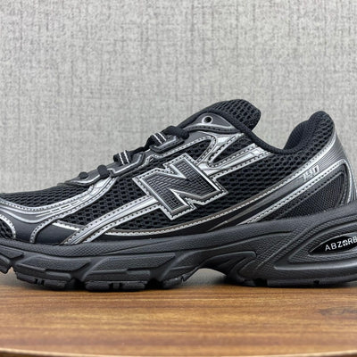 DOUBLE LACED NB BLACK SILVER